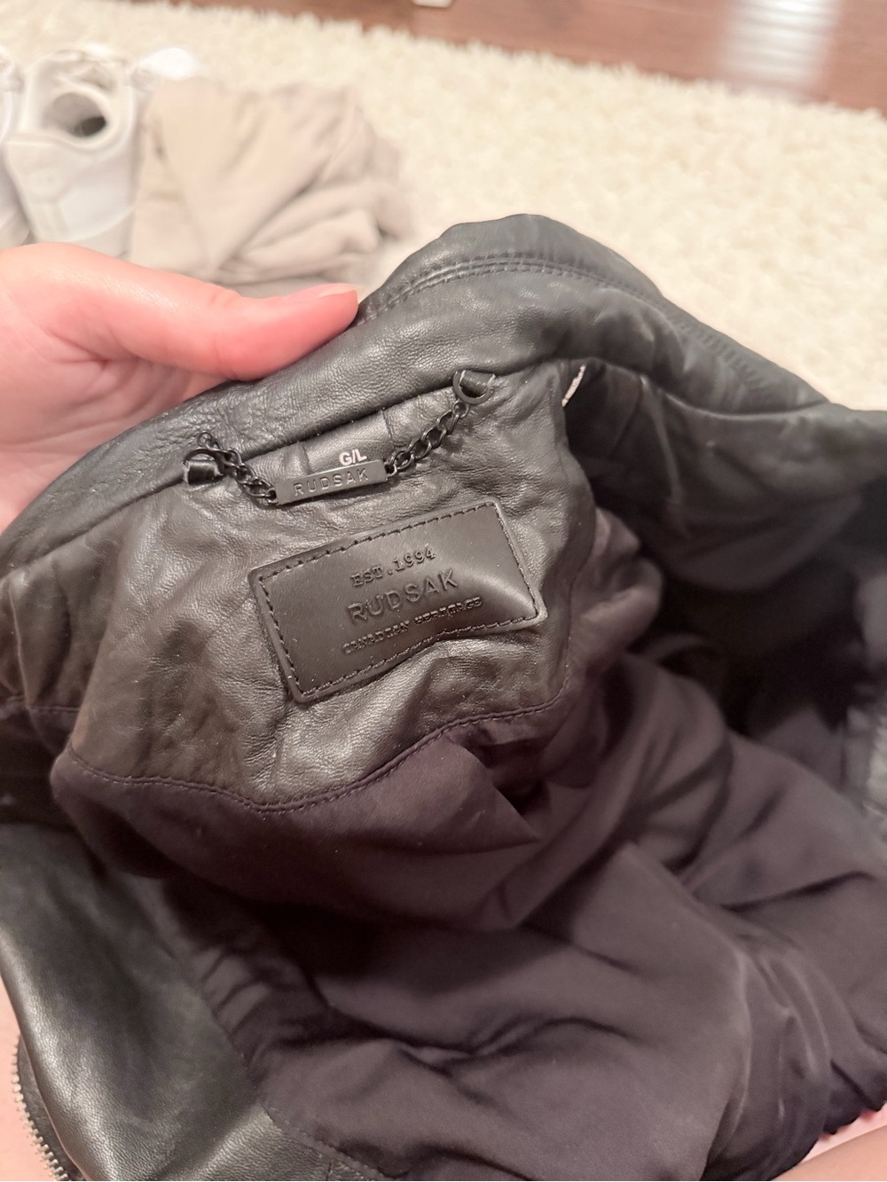 Rudsak Real Genuine Leather Jacket - Picture 3 of 5
